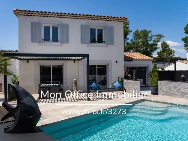 Référence : 6679-SJO - Villa 2020 à Calas(13480)EXCLU: 115m2 - 3 chambres+ bureau- piscine sel - bua