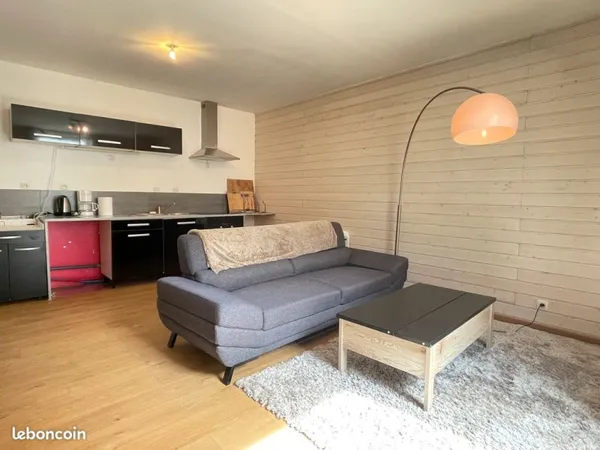 T2 meublé en Duplex au bord du Rhône