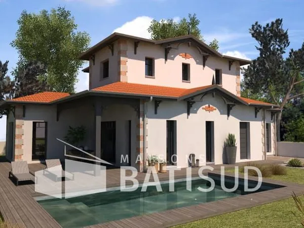 ANDERNOS superbe maison d'architecte