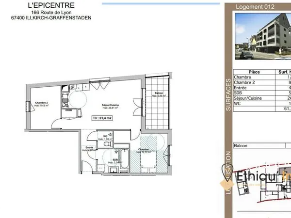 Appartement à vendre Illkirch-Graffenstaden