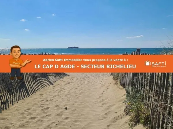 Le Cap d'Agde - Richelieu - Appartement T2 - 25 m²