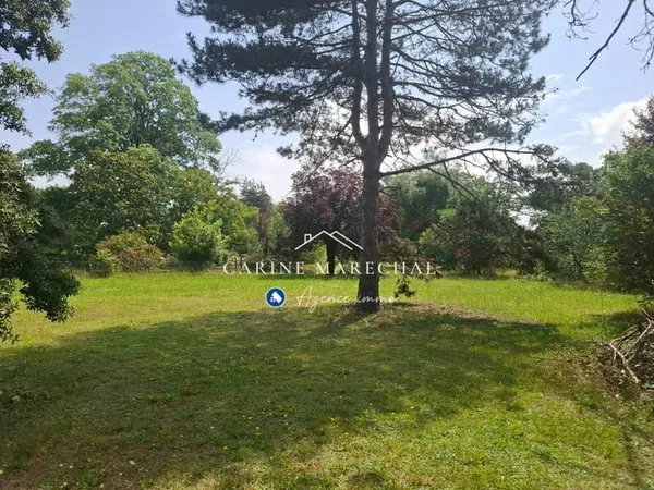 Terrain arboré 1 991 m² - 600 m² constructibles - Tournef