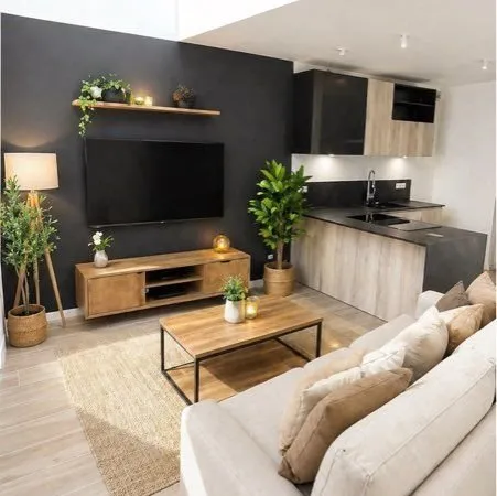 Maison de ville T2 rénovée avec terrasse - Centre-ville - 40 m² - 0 charges