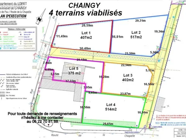 TERRAIN VIABILISE 517m2