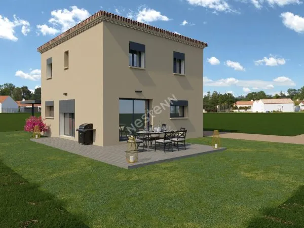 LE PRADET - Maison de type 4 de 97m² - Terrain piscinable de 439m2 - 2 parkings