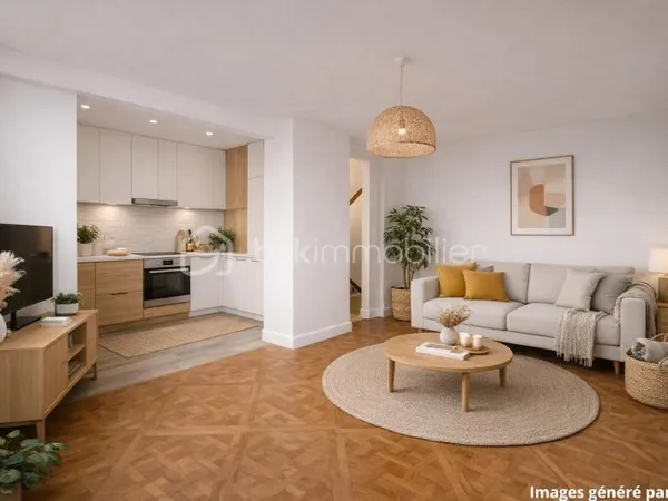 Appartement 3 pièces 59 m²