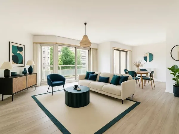 MAIRIE DE COURBEVOIE - 4 PIECES AVEC LARGE BALCON, CAVE ET POSSIBILITE PARKING
