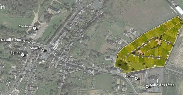 Terrain 285 m² Beaumont Louestault