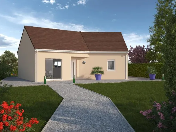 Terrain + maison 82 m²