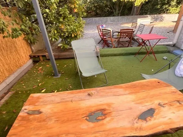 Appartment terrasse jardin parking
