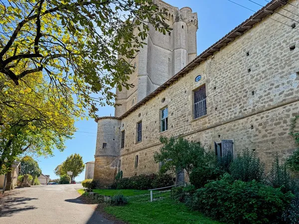 Dpt Gers (32), à vendre BASSOUES, partie du château, 190 m2 avec jardin 5000 m2 et piscine