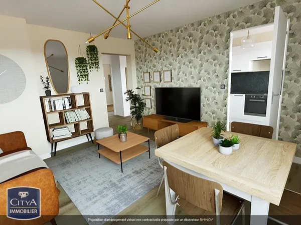 Appartement 3 pièces 54 m²