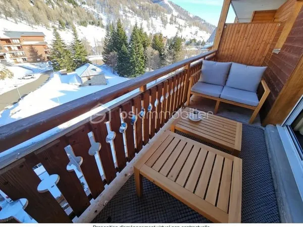 La Foux d'Allos - Charmant 3 pièces avec parking et accès direct aux pistes
