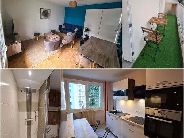 🏡 Coloc 4 pers. En pleine nature avec court de tennis & local vélo 🚲