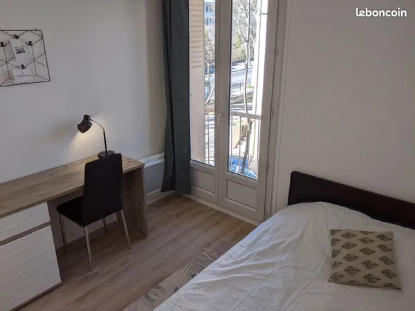 Chambre disponible 1er juin colocation Aix Sud