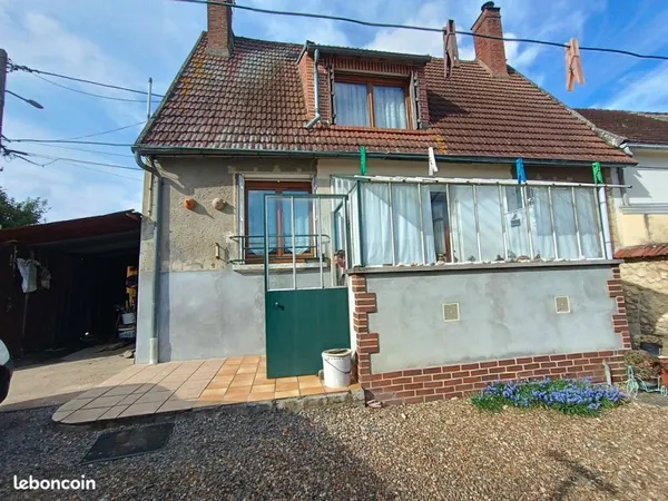 Vente | Maison | 5p | 2ch | 58 m² | Abbecourt | Expo Nord-Est | Jardin