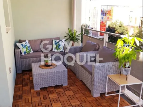 À vendre : Appartement 3 pièces avec BALCON ET GARAGE DOUBLE