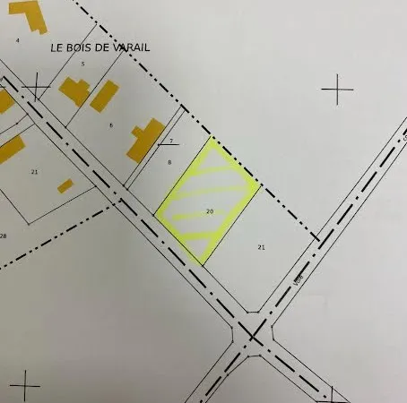 Terrain à bâtir 1697 m²