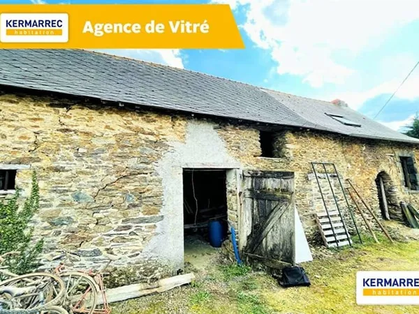 A VENDRE Longère en pierres à Erbrée 125 m² - 87 000 € HAI