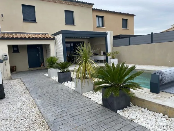 Maison 3 chambres avec piscine