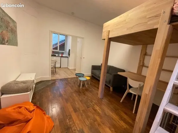 Loue Studio Meublé Lyon 5ème 27m2