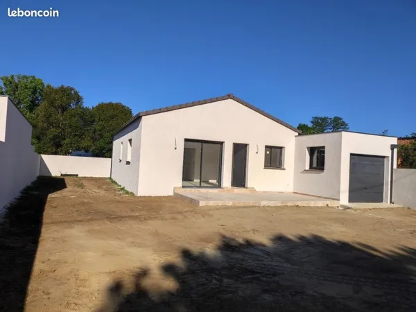 Maison neuve individuelle 3 chambres (T4)