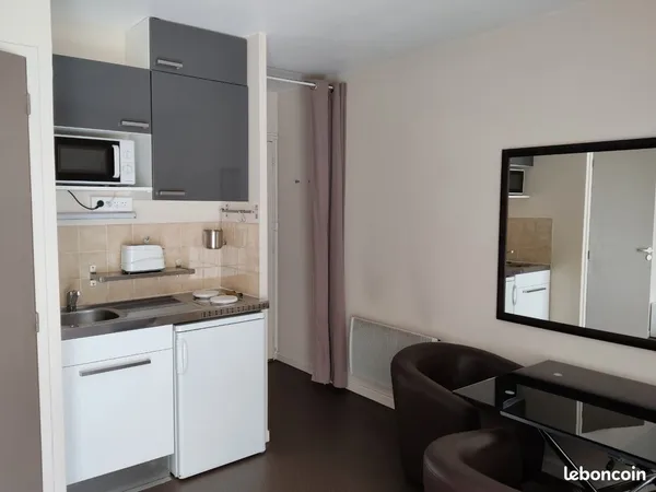 A louer studio meublé 1 pièce 20m2