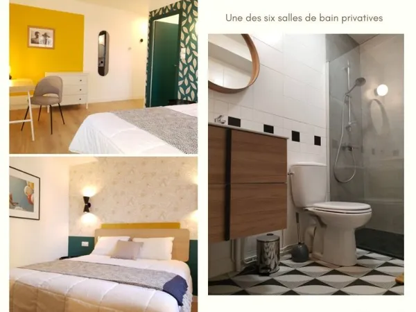 Colocation de standing *salle de bain et wc privés* Les Herbiers