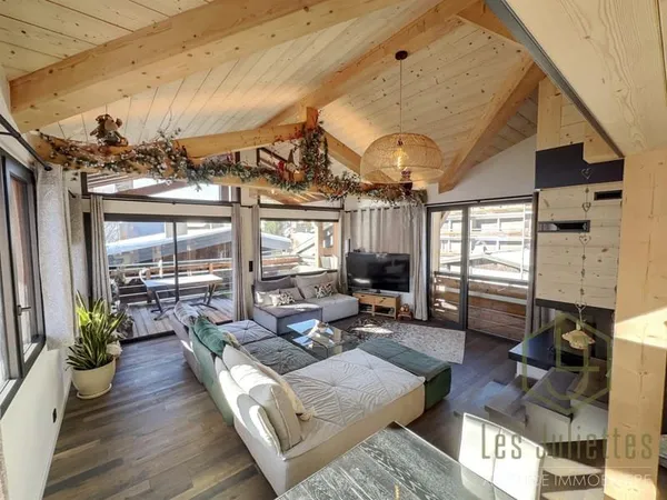 Superbe Duplex De 5 Chambres Au Coeur Du Village Des Gets
