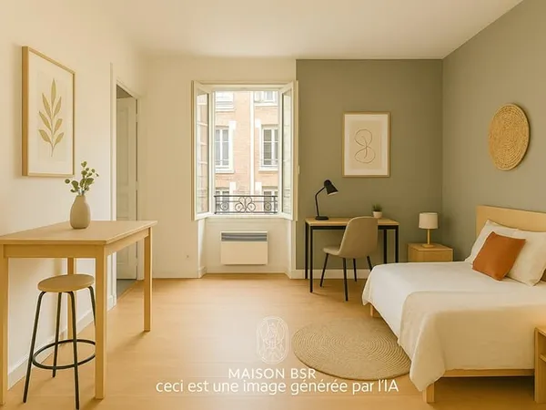 Appartement Nantes 27.40 m2 à rénover