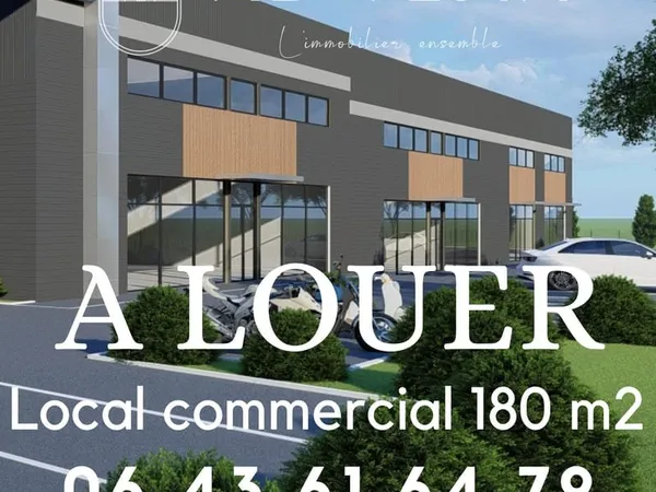 Local commercial 1 pièce 180 m²