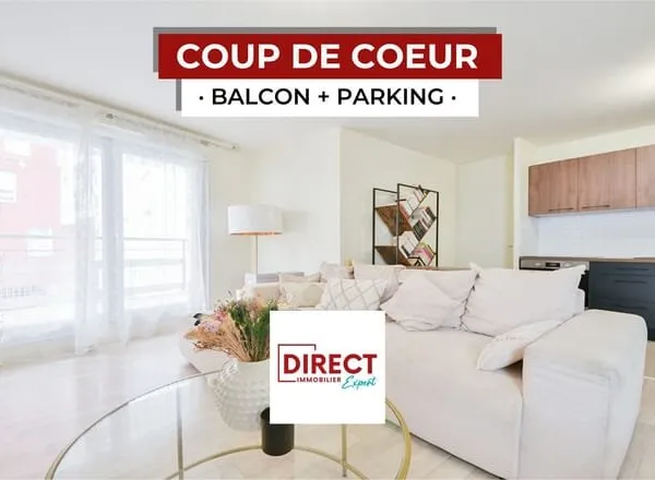 APPARTEMENT 2P + BALCON + PARKING
