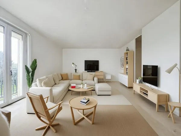 Appartement 3 pièces 71m2 - Parkings - Balcon