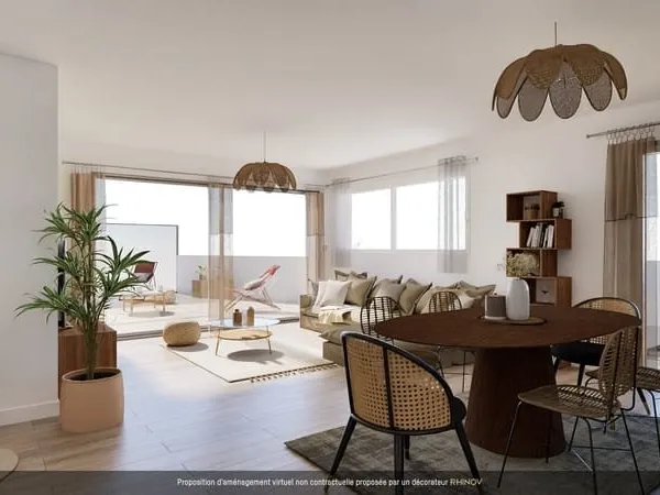 APPARTEMENT NEUF À VENIR AU COEUR DE LA PALMYRE, À 1 KM DE L