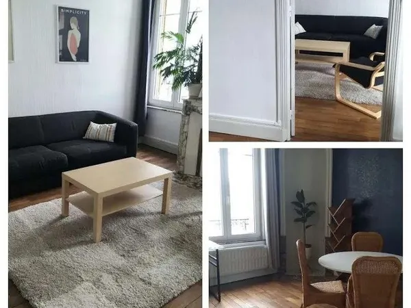 Beau 3P meublé 65m² rénové et meublé avec goût