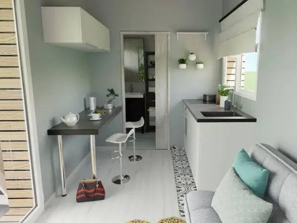 Studio 1 pièce 17 m²