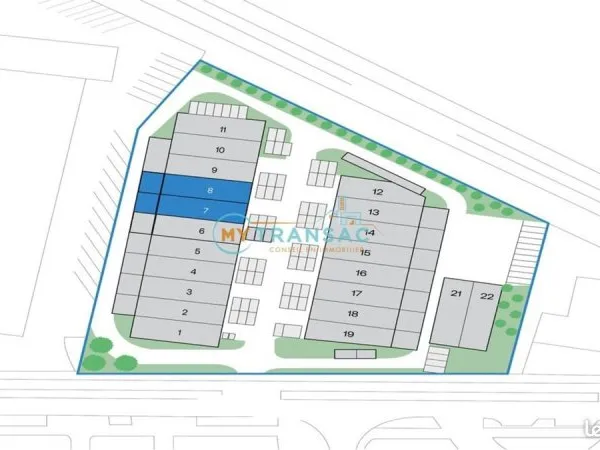 Local bureaux 558 m²