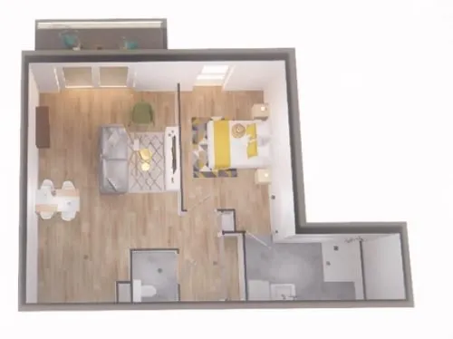 Appartement 2 pièces 53 m²