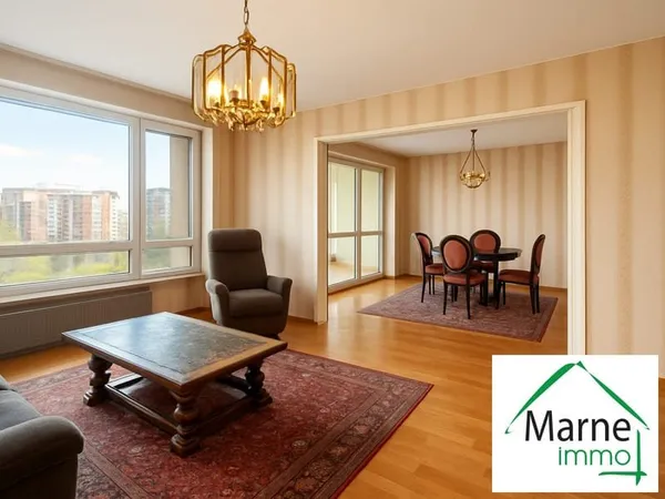 Spacieux 4 pièces de 87 m² avec garage - 6ème étage - DP