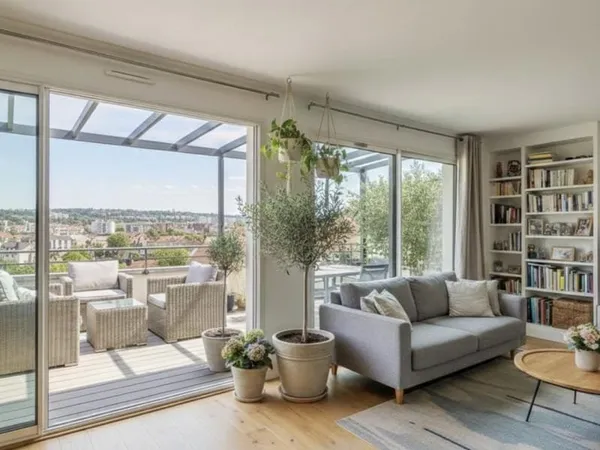 Superbe 3 PIECES avec GRANDE TERRASSE 16m² et PARKING