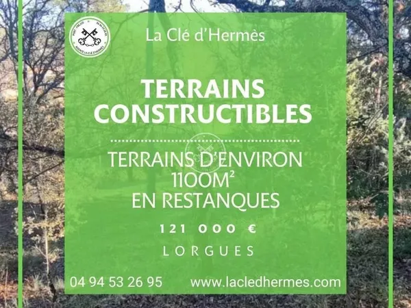 À VENDRE - Terrains constructibles - Lorgues