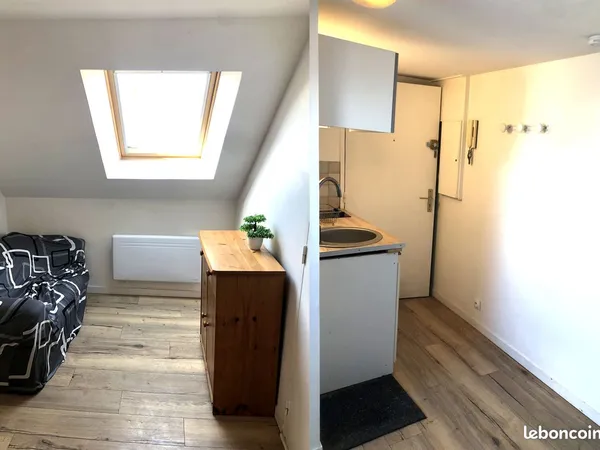 Studio/T1 duplex 11m2 + 16m2 quartier Cernay