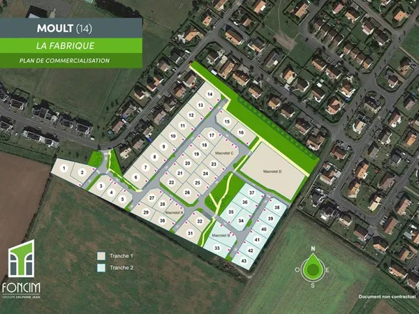 Terrain en individuel 637 m²