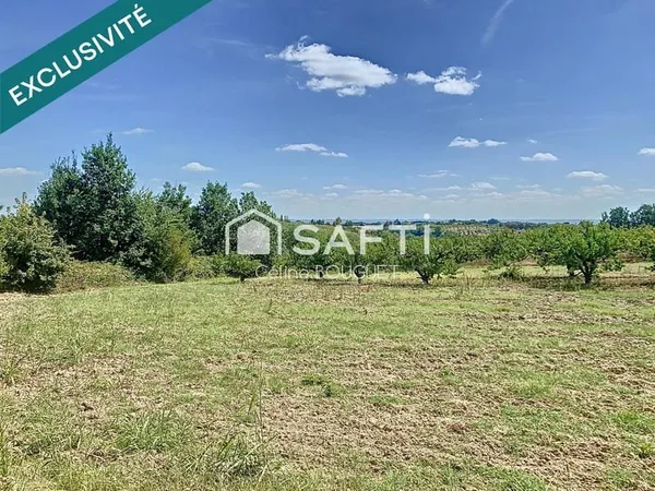 Terrain à bâtir avec vue dégagée