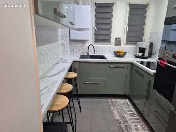 🔥 F5 73 m² traversant - lumineux toute la journée - clim - cuisine neuve 2025 - faibles charges