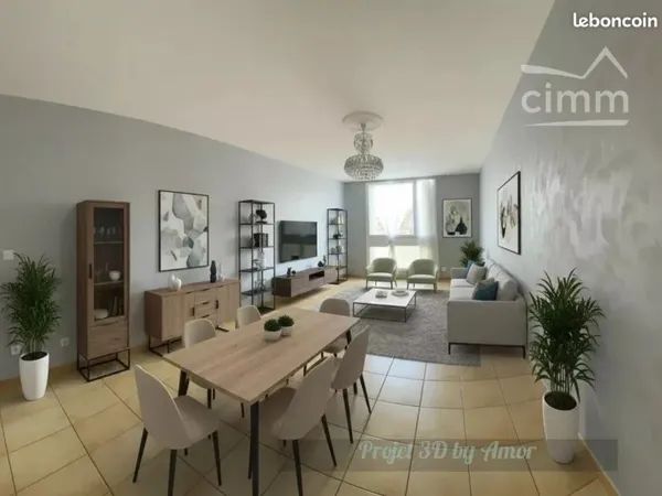 Appartement 3 pièces 80 m²