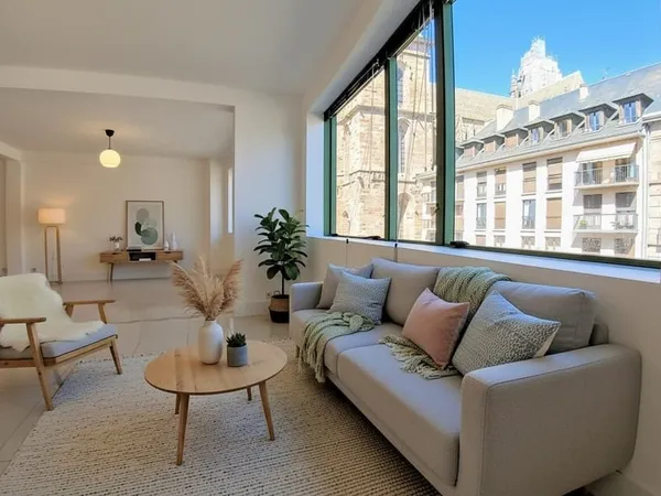 Appart bourgeois - parking - jardin
