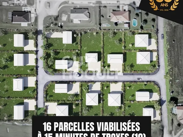 Terrain viabilisé - 735m²