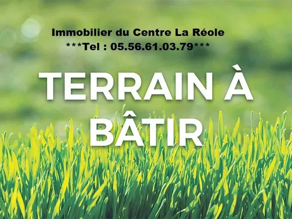 À La Réole, terrain de 1650m2 de 1650m2 à acheter