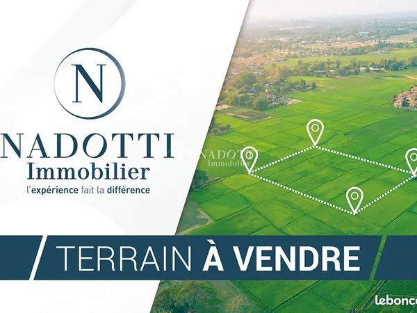 Terrain 455 m² CHATEAUNEUF DE GADAGNE